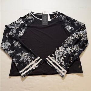 NWT Johnny Was Active Dreamer Kimono Sleeve Swing Tee